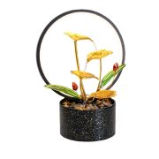 Simplified Home Water Flow Ornament Wealth Attracting Circular Stream Entrance TV Cabinet Office Desktop Fountain Decoration - Image 5