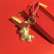Live Broadcast Best Selling Keychain Mobile Phone Chain Bag Car Pendant New Year Gift Metal Custom Medal Badge - Image 2