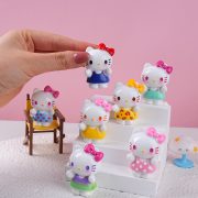 站姿缤纷卡通小猫树脂潮玩萌粒摆件车载办公文创桌面摆件一件批发 - Image 3