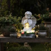 Customizable Decorative Resin Angel Ornament Solar Powered Garden Landscape Lighting Villa Lawn Decor Cross-Border New Arrival - Image 3