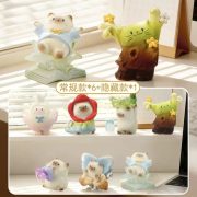 Adorable Cartoon Cat Resin Decorative Ornaments Customizable Blind Box Trendy Souvenir Gift Small Cute Feline Figurines - Image 2