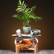 New Chinese Style Miniature Fish Tank Automatic Flowing Water Fountain Desktop Decoration Creative Business Opening Gift - Image 3
