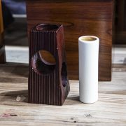 Retro Chinese Zen Style Living Room Solid Wood Dried Flower Vase Customizable Decorative Ornaments for Tea Room Table Decoration - Image 3