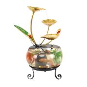 Home Decor Glass Fish Tank Ornament Flowing Water Fountain Living Room Front Desk Opening Gift Lucky Money Attracting Decoration - Image 6