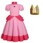 Super Mario Brothers Peach Princess Adult Stage Performance Costume Cosplay Clothing Wholesale for Adults Stage Performances