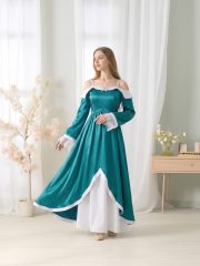 儿童Rosalina服装 银河公主露肩长裙 超级马里奥 罗莎塔cos连衣裙 - Image 5