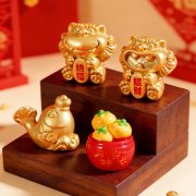 Gold Dragon Home Resin Crafts Customizable Decorative Ornaments Miniature Landscape DIY Accessories Limited Edition for Spring Festival - Image 3