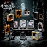 Dark Horror Film Photo Frame Decorative Ornaments Customizable Resin Craft Ghost House Scene Desktop Accessories Blind Box - Image 3