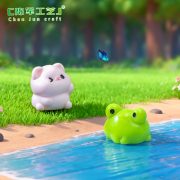 Adorable Miniature Pig Frog Animal Figurines Customizable Decorative Ornaments for Garden Scenery DIY Decoration Accessories - Image 4