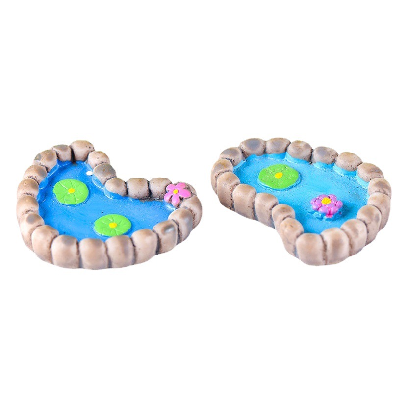 O1CN01QO3MRL1Bs2uroB34b_0-0-cib.jpg Customizable Decorative Resin Ornaments Miniature Landscape Decor Simulated Water Pool Lotus Pond Succulent Accessories Zakka Decorations - Image 1