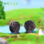 Miniature Bonsai Landscape Decorative Ornaments Customizable DIY Assembly Mini Waterwheel For Indoor Garden Decoration - Image 3