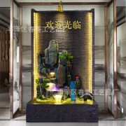 Outdoor Courtyard Decorative Flowing Water Landscape Fountain Rockery Pond Waterfall Feature Wall Mounted Water Curtain - Image 4