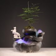Ceramic Flowing Water Fountain Ornament for Living Room Office Entrance Decorations Tea Table Club Front Desk Reception - Image 2