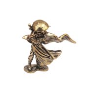 Retro Bronze Knight Figure Creative Desktop Decoration Custom Metal Medal Badge Chinese Martial Arts Style Swordsmen Model - Image 5