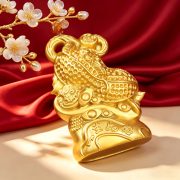 Gold Lifelong Happiness Ornament Custom Metal Medal Badge for New Home Opening Gift Perfect for Desktop and Entrance Decoration - Image 3