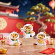 吉祥伴手礼爆金币招cai猫网红盲盒创意小猫摆件客厅家居装饰 - Image 3