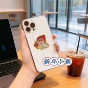 Hot Selling Gold Containing Mobile Phone Stickers Cute Cartoon Design Custom Metal Medal Badge Perfect Small Gift - Image 4