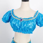 Aladdin Genie Lamp Indian Belly Dance Adult Cosplay Costume Jasmine Princess Stage Performance Clothing for Grown-ups - Image 3