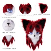 Halloween Cross-Border Bestselling Plush Animal Mascot Costume Headwear for Party Cosplay Props Customizable Unique Design - Image 2