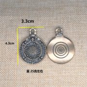 Handmade Bronze Keychain Custom Metal Medal Badge Eight Trigrams Amulet Pendant Lucky Charm Personalized Gift For Men And Women - Image 5