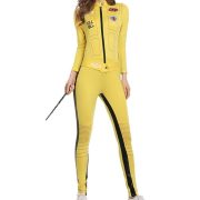 Yellow One-Piece Suit Cosplay Costume for Adults Stage Performance Halloween Kill Bill Bride Theme - Image 3