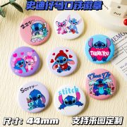 Steedie Custom Metal Medal Badge Cartoon Personality Chest Patch Back Pack Decoration Creative DIY Jewelry 44MM
