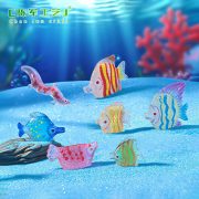 Creative Customizable Decorative Ornaments Flat Fish Figurines Multicolor Night Glow Aquarium Landscape DIY Accessories - Image 3