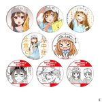 Custom Metal Medal Badge Laser Engraving Anime Cell Work Platelet White Blood Cell Japanese Animation Collectible Lapel Pin