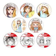 Custom Metal Medal Badge Laser Engraving Anime Cell Work Platelet White Blood Cell Japanese Animation Collectible Lapel Pin