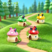 Customizable Decorative Ornaments Miniature Landscape Zakka Mediterranean Style Mushroom House Castle Resin Crafts - Image 3