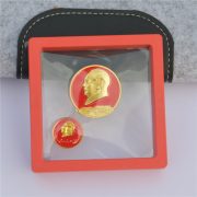 Custom Metal Medal Badge Chairman Mao Head Portrait Enamel Lapel Pin 3.5cm Electroplated Style Home Residence Design - Image 5