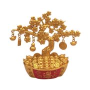 New Wealth Flowering Tree Wine Cabinet Decoration Home Living Room Wealth Attracting Feng Shui Money Tree Creative Gift - Image 5