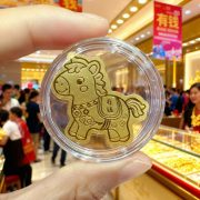 Metallic Horse Year Lucky Phone Sticker with Gold Embellishment Business Gift New Year Amulet for Quick Money Princess Treasure House - Image 2