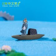 Customizable Decorative Ornaments Miniature Landscape Decoration Simulation Raft Small Boat Elie Cartoon Props Succulent Aquarium Scenery Accessories - Image 5