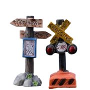 Customizable Decorative Ornaments Miniature Landscape Decoration ZAKKA Goods Simulation Direction Board Stand Potted Succulent Accessories - Image 6