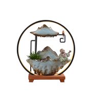 Creative Ceramic Flowing Water Fountain Ornament for Home Office Decor Moving In Gift Direct Sale from Manufacturer - Image 6