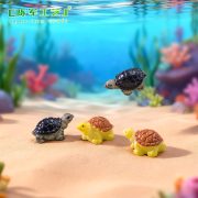 Customizable Decorative Ornaments Miniature Landscape Aquarium Scenery Mountain Rock Succulent Artificial Turtle Animal Ocean Figurine - Image 2