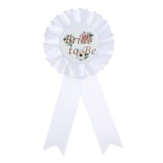 Custom Metal Medal Badge White Flower Design Wedding Bride To Be Chest Pin Party Supplies - Image 6