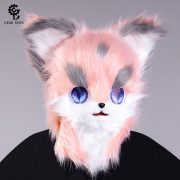 Cross-Border Comic Show Bestselling Custom Mascot Costume Headwear Plush Animal Head Cosplay Props Breathable