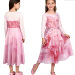 Glinda The Good Witch Adult Stage Performance Costume Pink Princess Gown for Children Halloween Musical Theater Performances