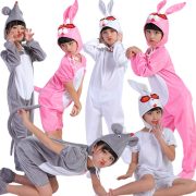 Children's Animal Performance Costume Rabbit Dance Outfit Toddler Dance Clothes Small Mouse Costume Stage Performance Apparel - Image 5