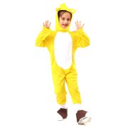 Halloween Children's Party Performance Costume Yellow Fox Tail Ultra Sonic Little Hedgehog Yellow Sonic Adult Stage Performance Costume - Image 2