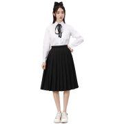 High School Student Chorus Poem Recitation Performance Costume School Style Adult Stage Performance Outfit Skirt Set - Image 5