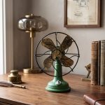 Bar Style Home Resin Decorations Vintage Faded Artifacts Old Fashioned Fan Customizable Ornamental Accessories 13644