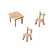 Customizable Decorative Ornaments Resin Craft Small Table And Chairs Landscape Decoration Microscopic Bonsai Display Piece - Image 6