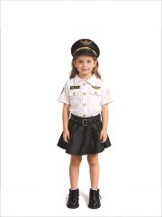 Children's Halloween Police Pilot New Style Female Performance Costume Professional Role-playing Cross-border Adult Stage - Image 5