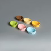 Creative Resin Wicker Basket Customizable Decorative Ornament Miniature Dollhouse Desktop Decoration Photography Scenery Storage Frame - Image 4