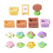 Customizable Decorative Resin Ornament Miniature Garden Landscape Home Desktop DIY Craft Flower Accents Customized Design - Image 5