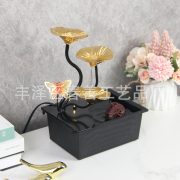 Desktop Waterwheel Flowing Water Fountain Ornament for Living Room Home Office Decorations Craft Gifts Export - Image 2