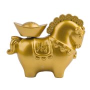 Retro Bronze Horse Figurine Custom Metal Medal Badge Home Office Desktop Decoration New Year 2026 Zodiac Horse Theme - Image 5